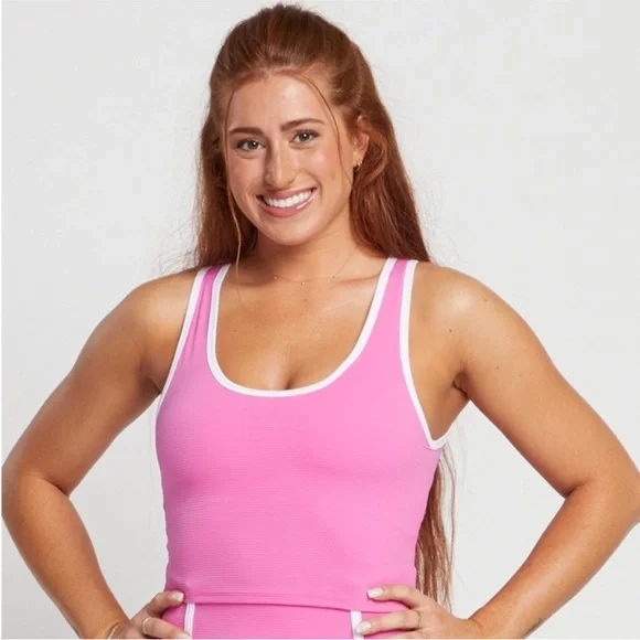 Beach Riot Ash Top & Nola Bike Short Set in Bloom - Picture 4 of 6